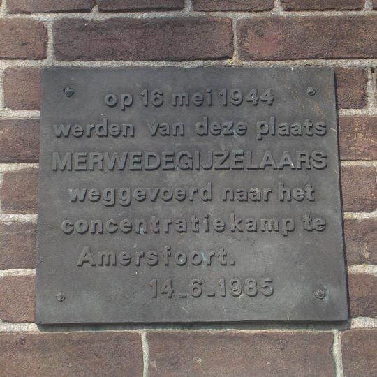 Plaquette voor Merwedegijzelaars