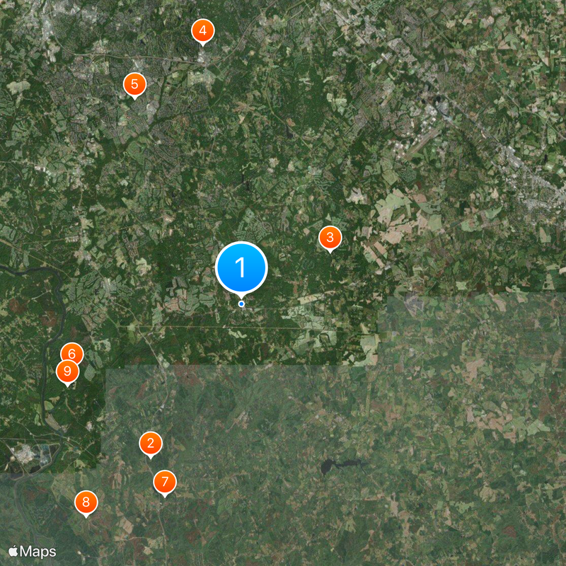 Waxhaws Map