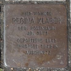 Stolperstein für Regina Klaber
