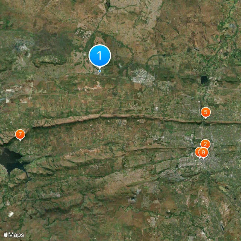 Sefako Makgatho Health Sciences University Map