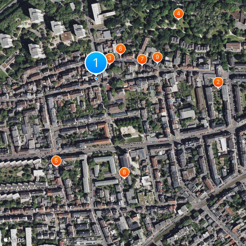 Niederrad Map
