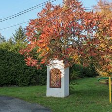 Boží muka v Sudkově u lávky přes Desnou