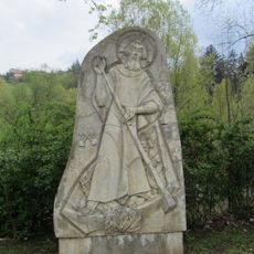 Steinrelief hl. Petrus