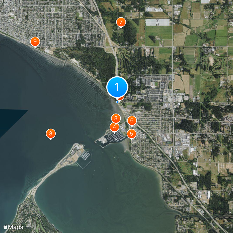 Peace Arch Park Karte