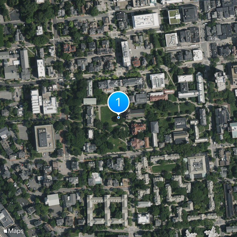 Universidade Brown Mapa