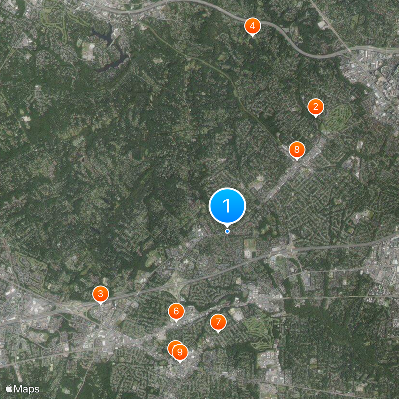 Oakton Map