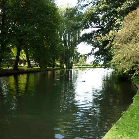 Diepegracht en de Friesegracht, en bastions aan de zuidzijde van Harderwijk