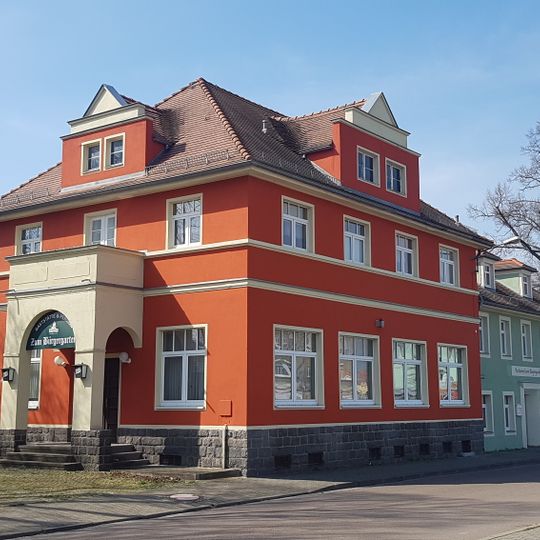 Gasthaus mit Erweiterungsbau und Kegelbahn Rudolf-Breitscheid-Straße 41