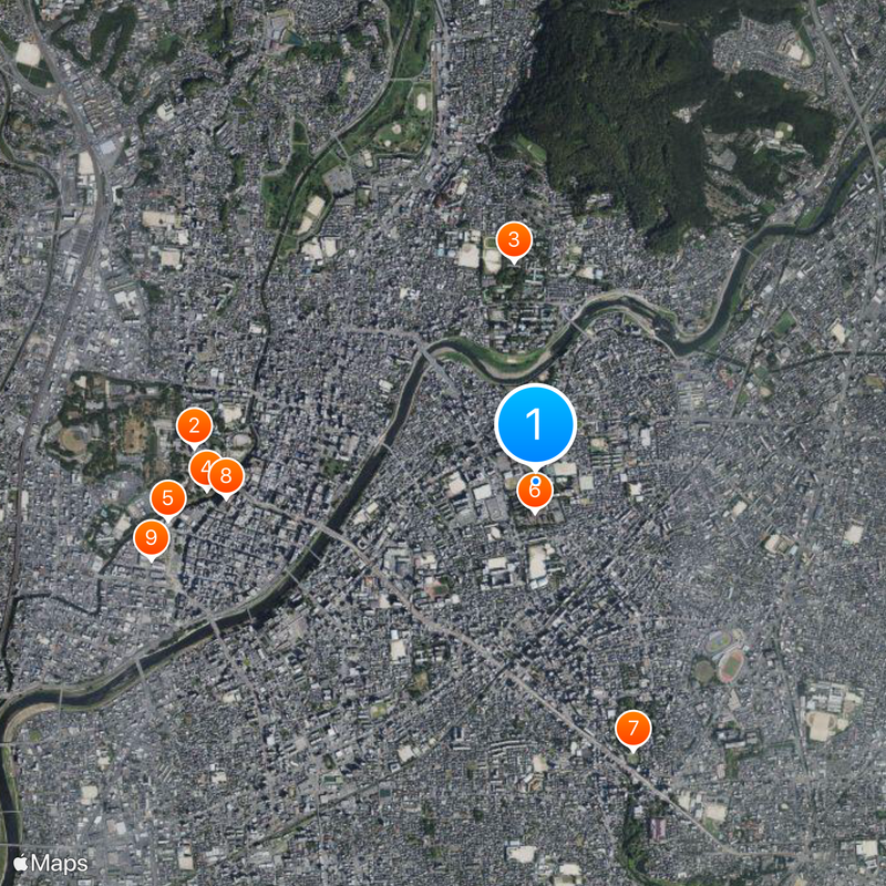 Kumamoto Gakuen University Map