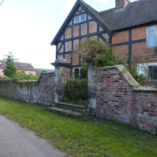 Pair of gatepiers c.3 yds to East of Boults Green Farmhouse