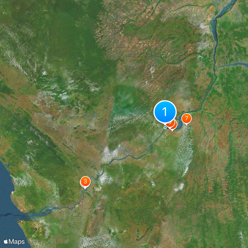 Livingstone Falls Map