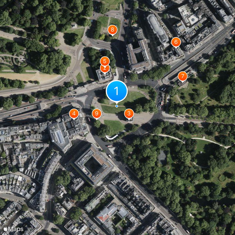 Hyde Park Corner Carte