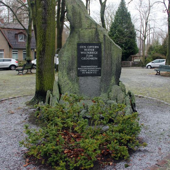 War victims memorial of the building cooperative "Freie Scholle