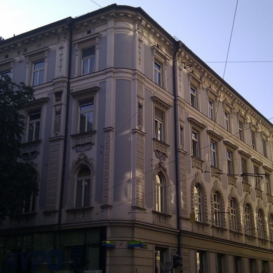 Ehem. Nationalbank, Straßenfassade, Dachfläche und Stiegenhaus