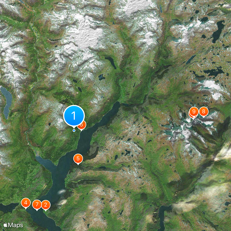 Harastølen Map
