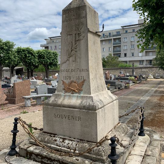 Monument aux morts de la Guerre de 1870 de Bonneuil-sur-Marne