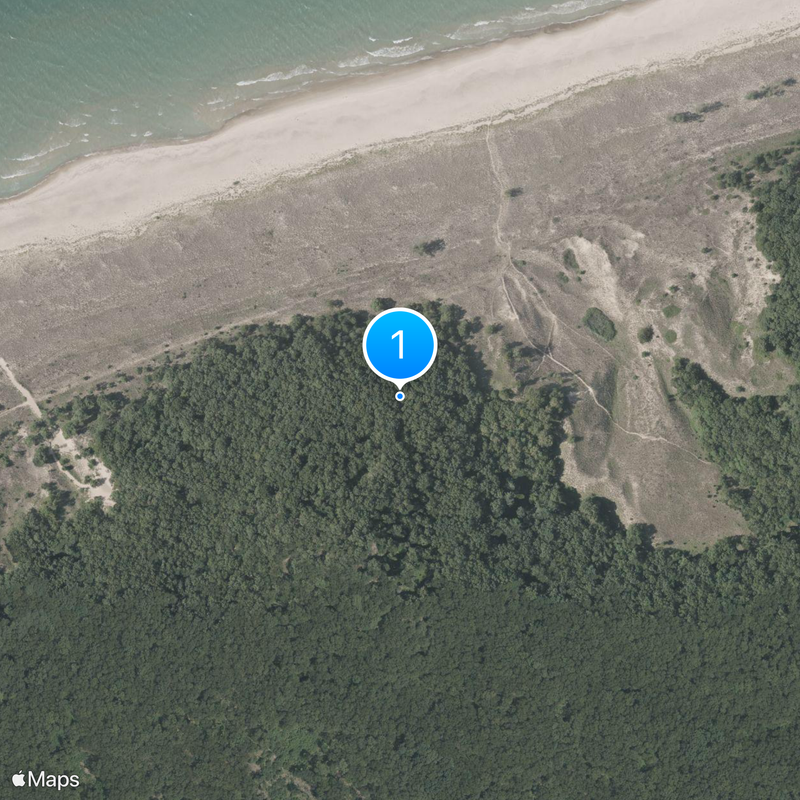 Indiana Dunes National Park Mapa