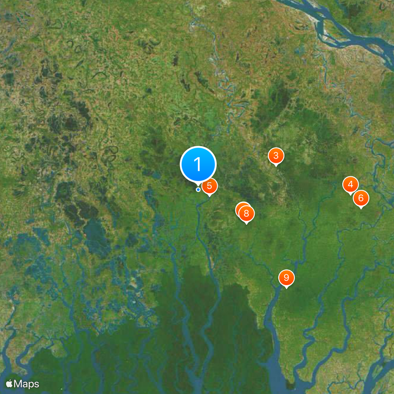 Khulna University Map