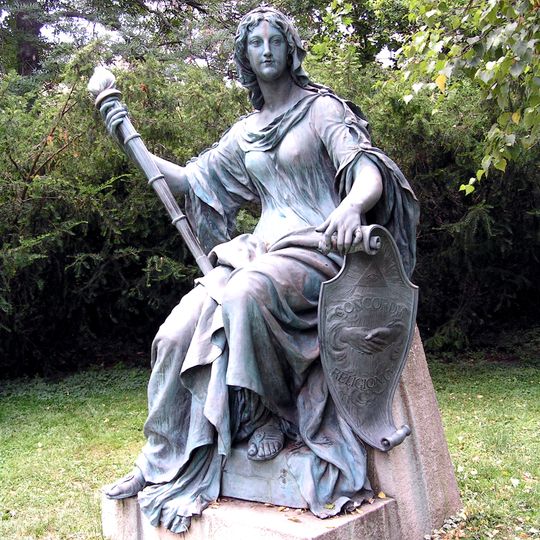 Socha Tolerance v parku Lužánky v Brně