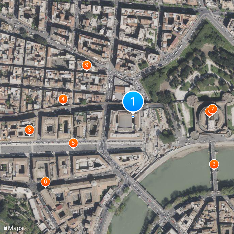 Vatican Radio Map
