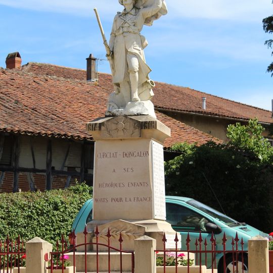 War memorial of Curciat-Dongalon
