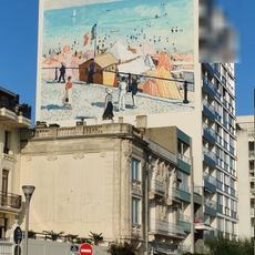 Bains de mer de la Grande Plage (reproduction)