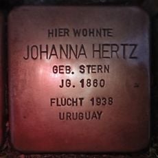 Stolperstein dedicated to Johanna Hertz