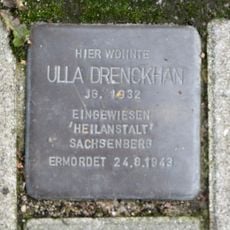 Stolperstein dedicated to Ulla Drenckhan
