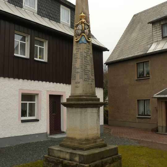 Polish-Saxon Post Milestones in Geising