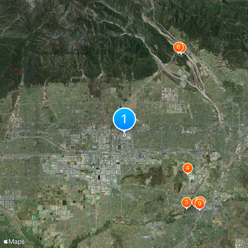 Auto Club Speedway Carte