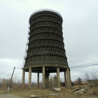 Wooden cooling tower (Severouralsk)