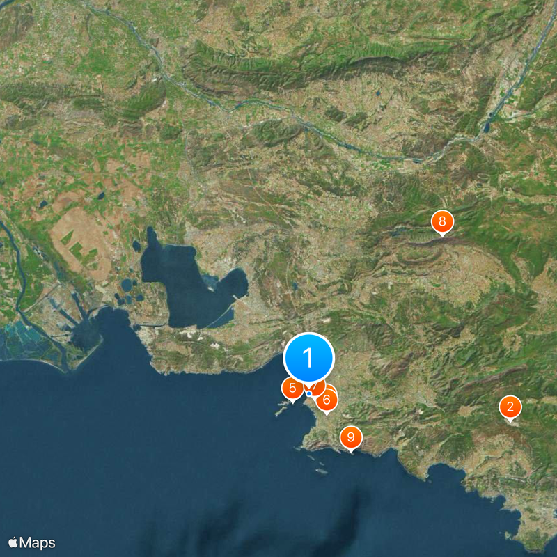 Métropole Aix-Marseille-Provence Map