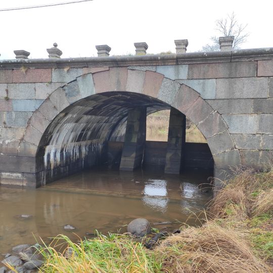 Tretyevyorstnyi Bridge in Schlüsselburg