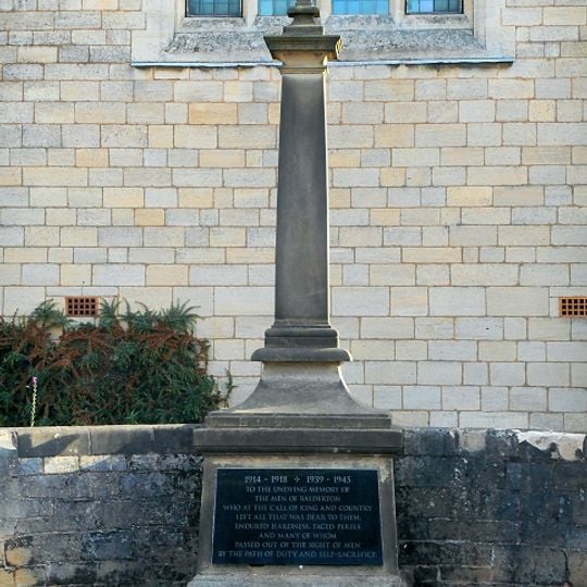 Wall, Gate Piers And Memorial To Balderton Methodist Church