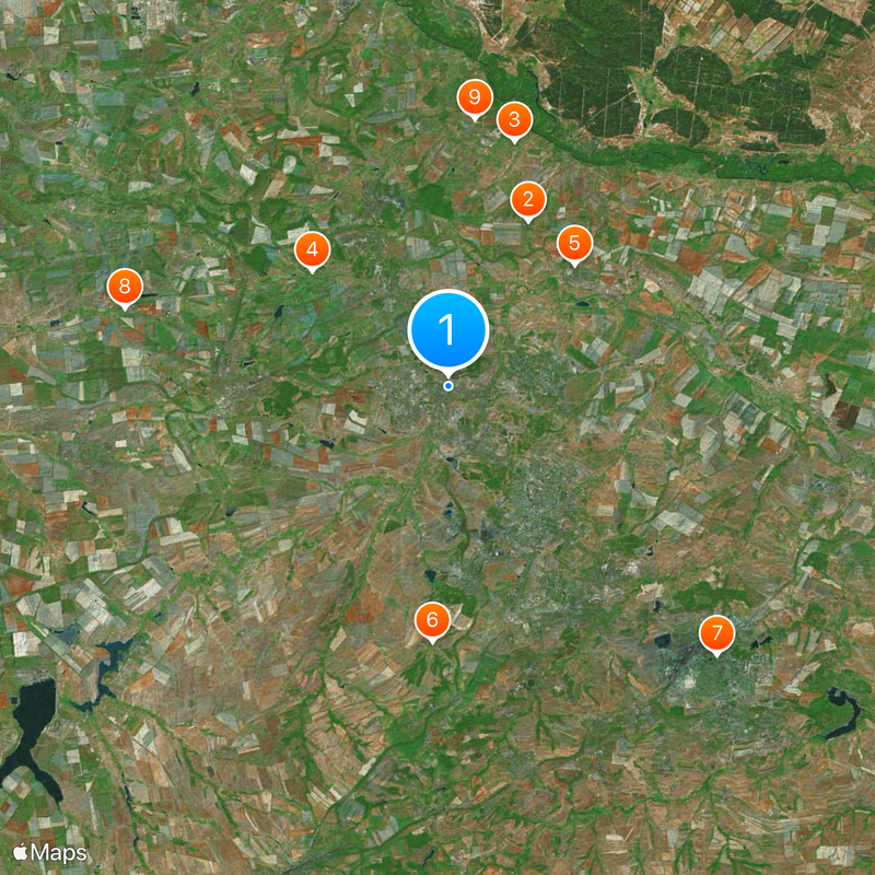 Sokolohirsk Map