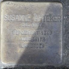 Stolperstein à la mémoire de Susanne Apteker