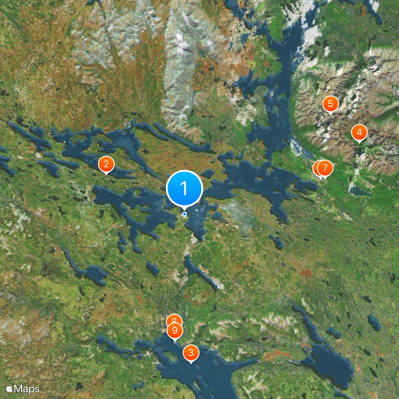 Kola Nuclear Power Plant Map
