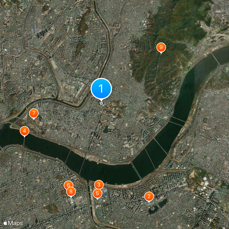 Sejong University Map