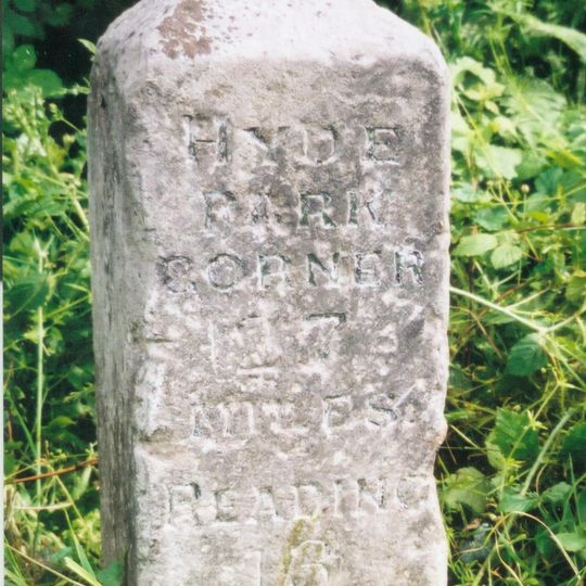 Milestone 100 Metres North-East Of Junction With Hayley Green Road