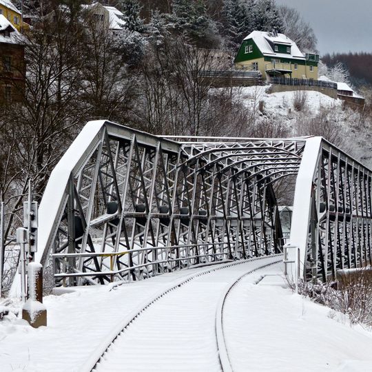 Eisenbahnüberführung Flöha, km 13,279