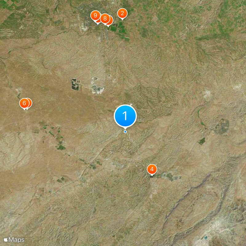 Campamento Ariel Sharon Mapa