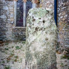 Wayside cross in Colan churchyard