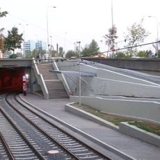 Tram tunnel Ďáblická - Střelničná