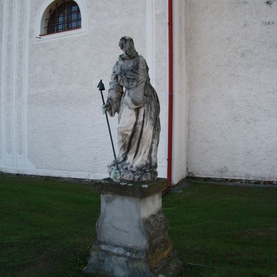 Socha sv. Antonína Paduánského v Myslibořicích