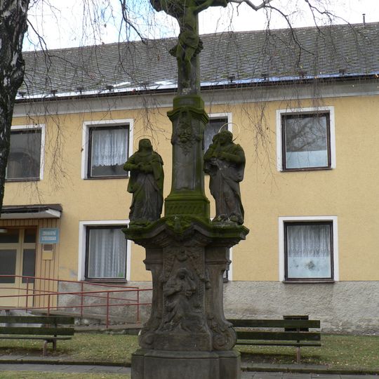 Calvary cross in Štíty