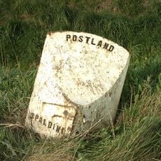 Milepost, N of St Guthlac