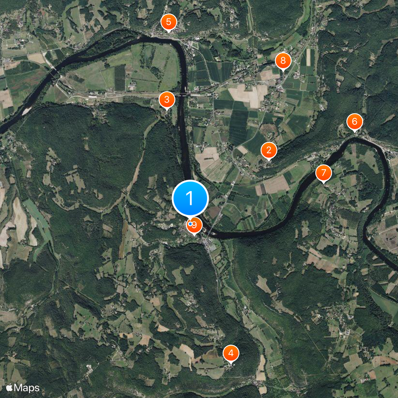 Château de Castelnaud-la-Chapelle Map