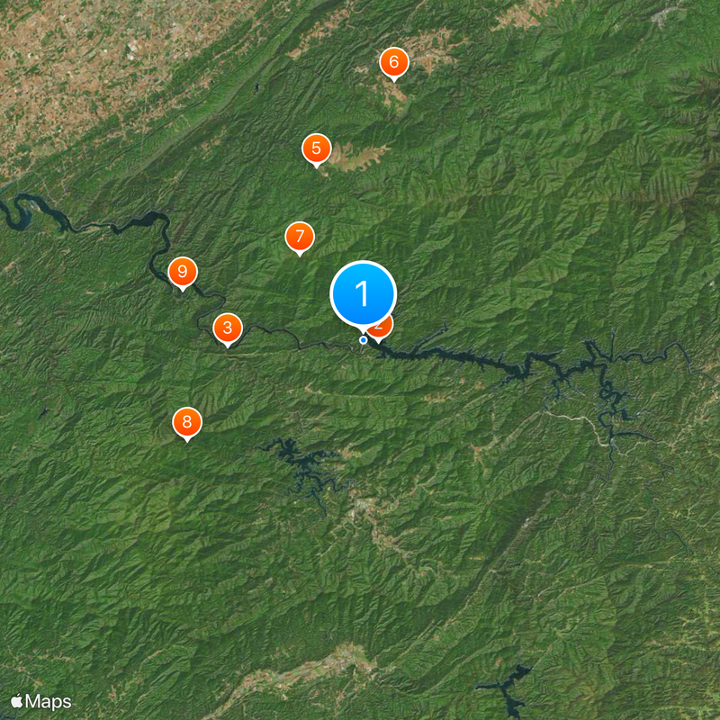 Barrage de Fontana Carte