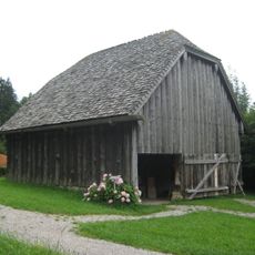 Hütte mit Getreidekasten, Mondsee