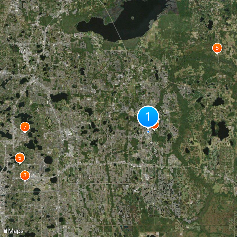 University of Central Florida Map